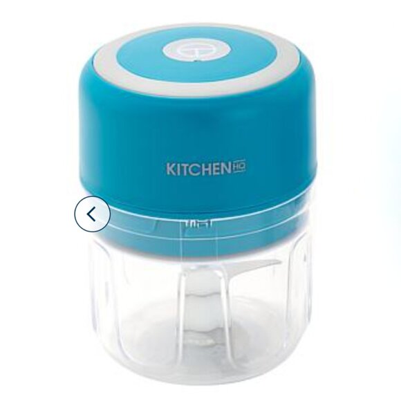 NIB Teal Kitchen HQ Chop & Store Mini Chopper with Gift Box - Picture 2 of 3